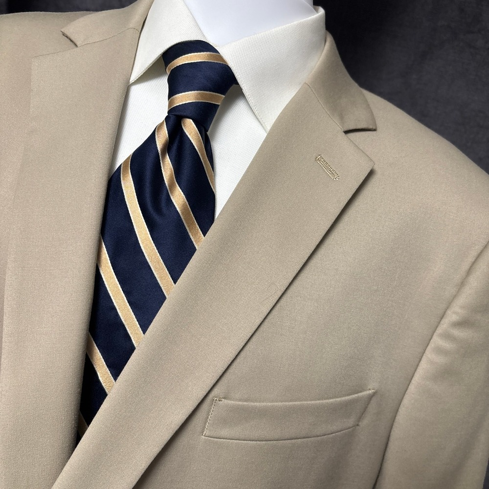 Madison Blazer 50R Modern Fit Tan Sport Coat Jacket Classic Business Casual